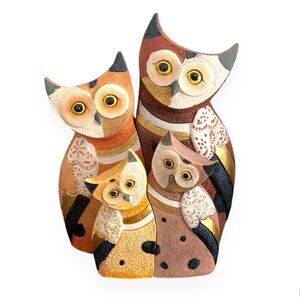 Owl Family Decor